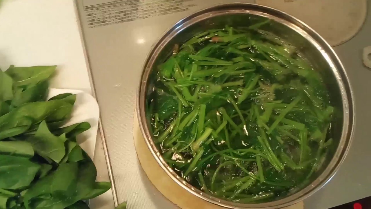 家庭菜園・ほうれん草の効率的な湯がき方